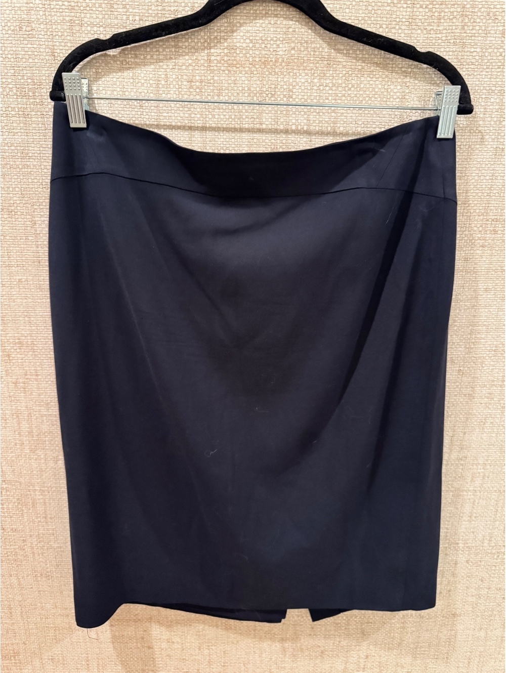Navy Blue Ann Taylor Pencil Skirt